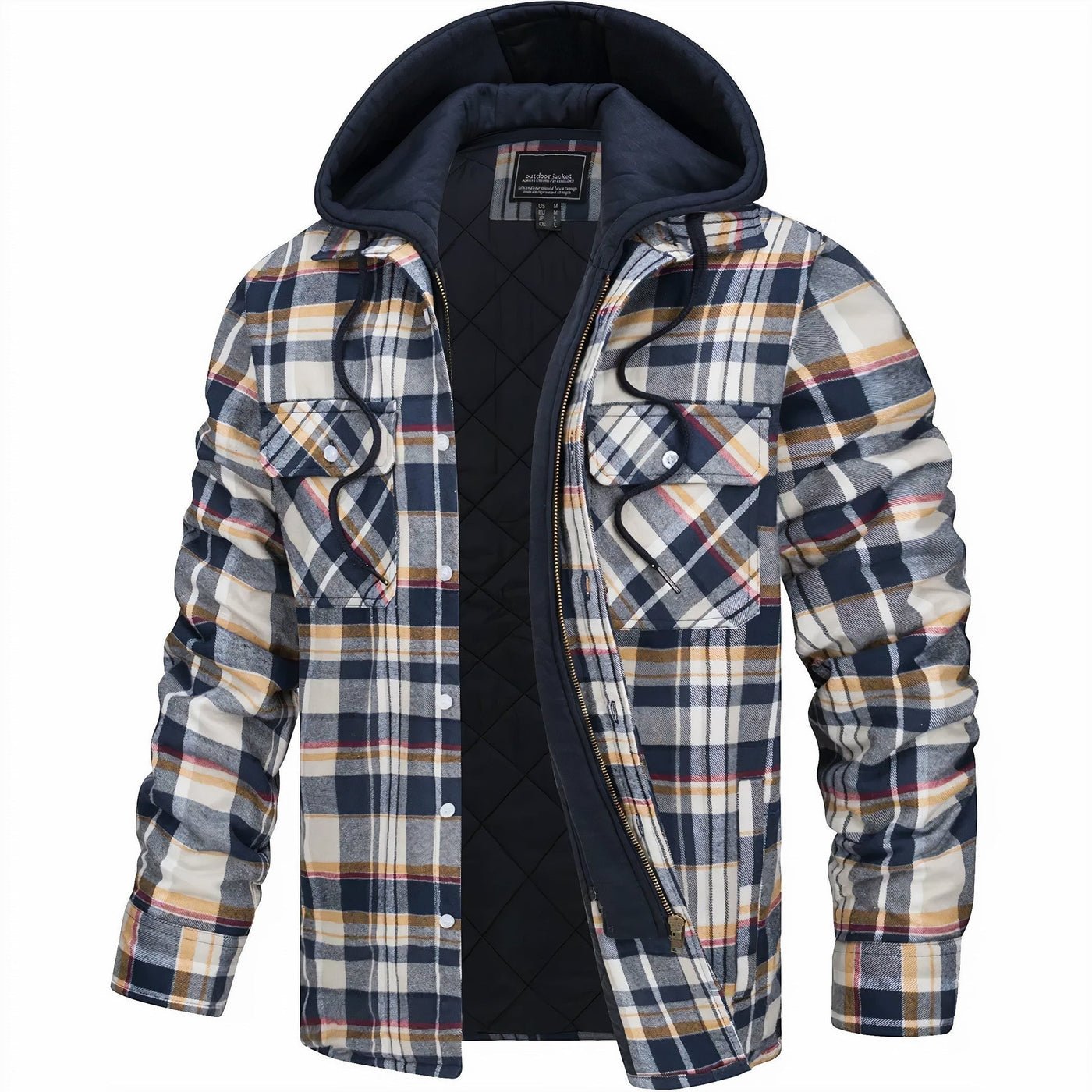 Harrison™ - Checked Hooded Jacket
