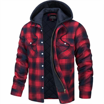 Harrison™ - Checked Hooded Jacket